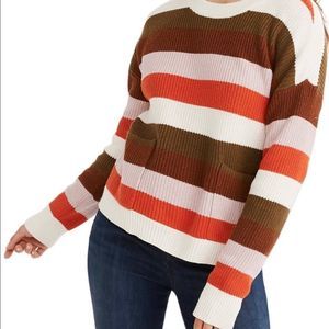 Patch Pocket Pullover Sweater in Walton Striped